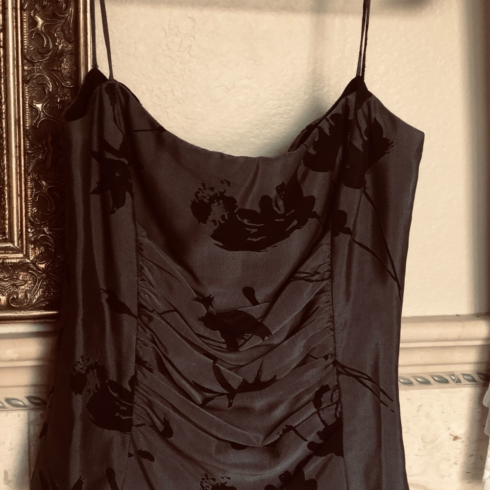 Guess Collection Silk Corset Floral Print Tank Size 0 Women